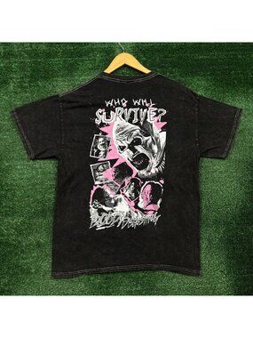 Bloody Disgusting x Terrifier Art the Clown Mineral Wash Oversized T-Shirt M